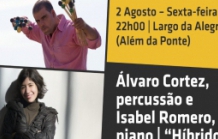 Álvaro Cortez, percussão e Isabel Romero, piano | “Híbrido”.