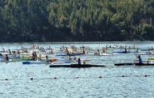 Canoeing national final of the first pagaiadas
